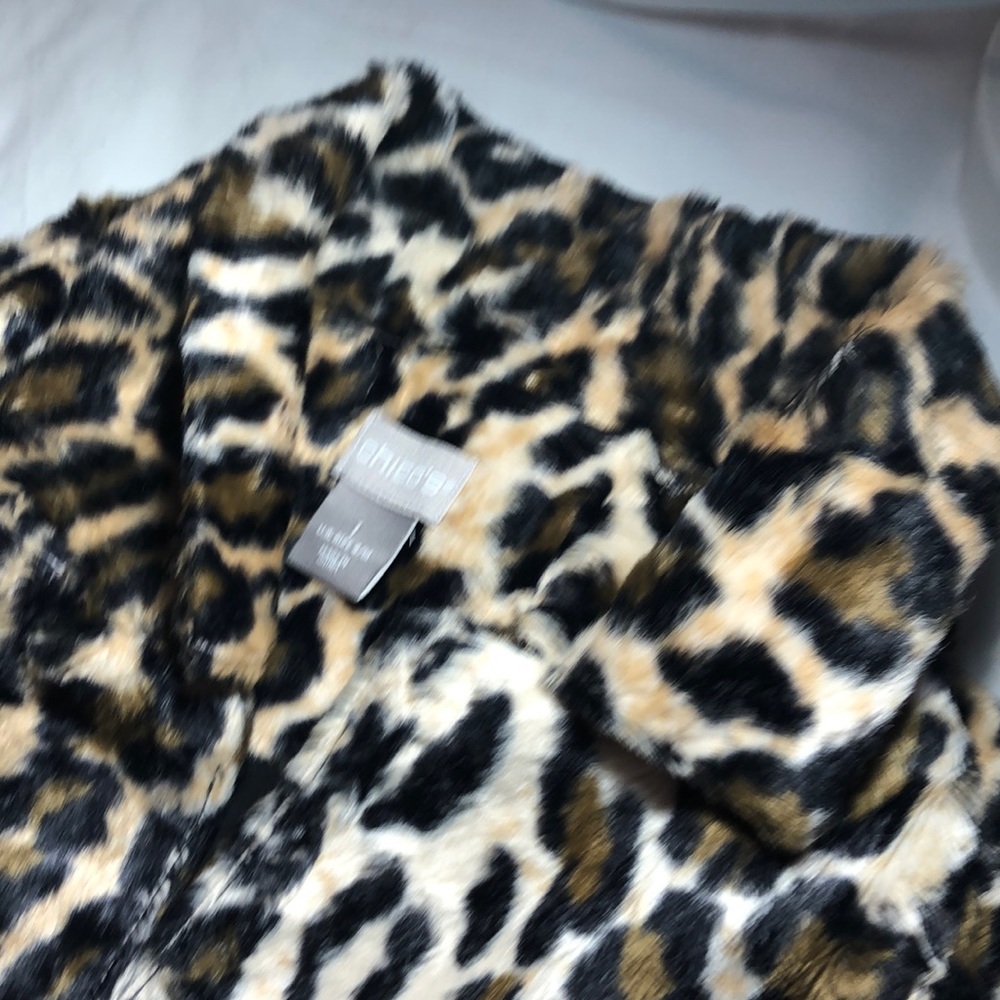 Chicos leopard print coat(#